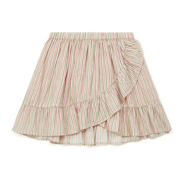 Bonton Bailey Painted Stripe Cotton Skirt